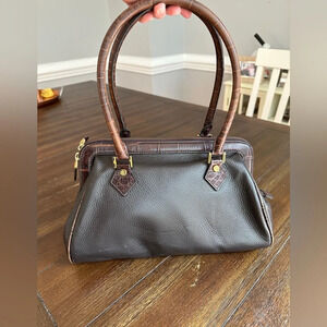 Brooks brothers leather bag